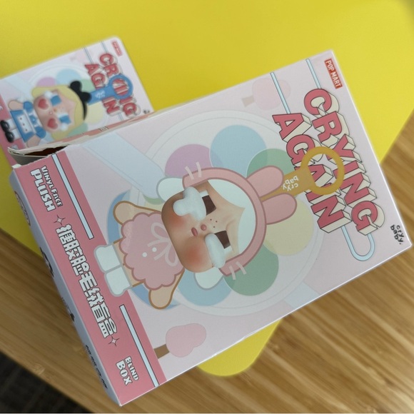 Pop Mart Crybaby Crying Again Plush She’s Alice Sealed Bag - Picture 2 of 5